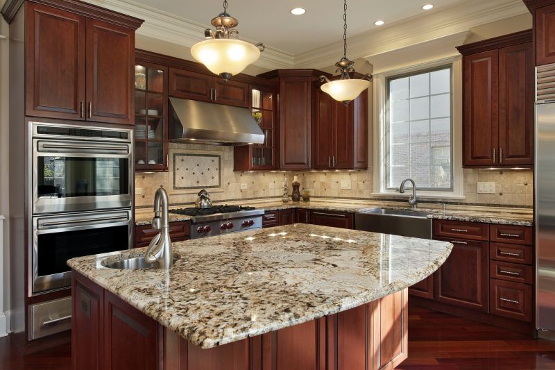 Kitchen Island with Granite